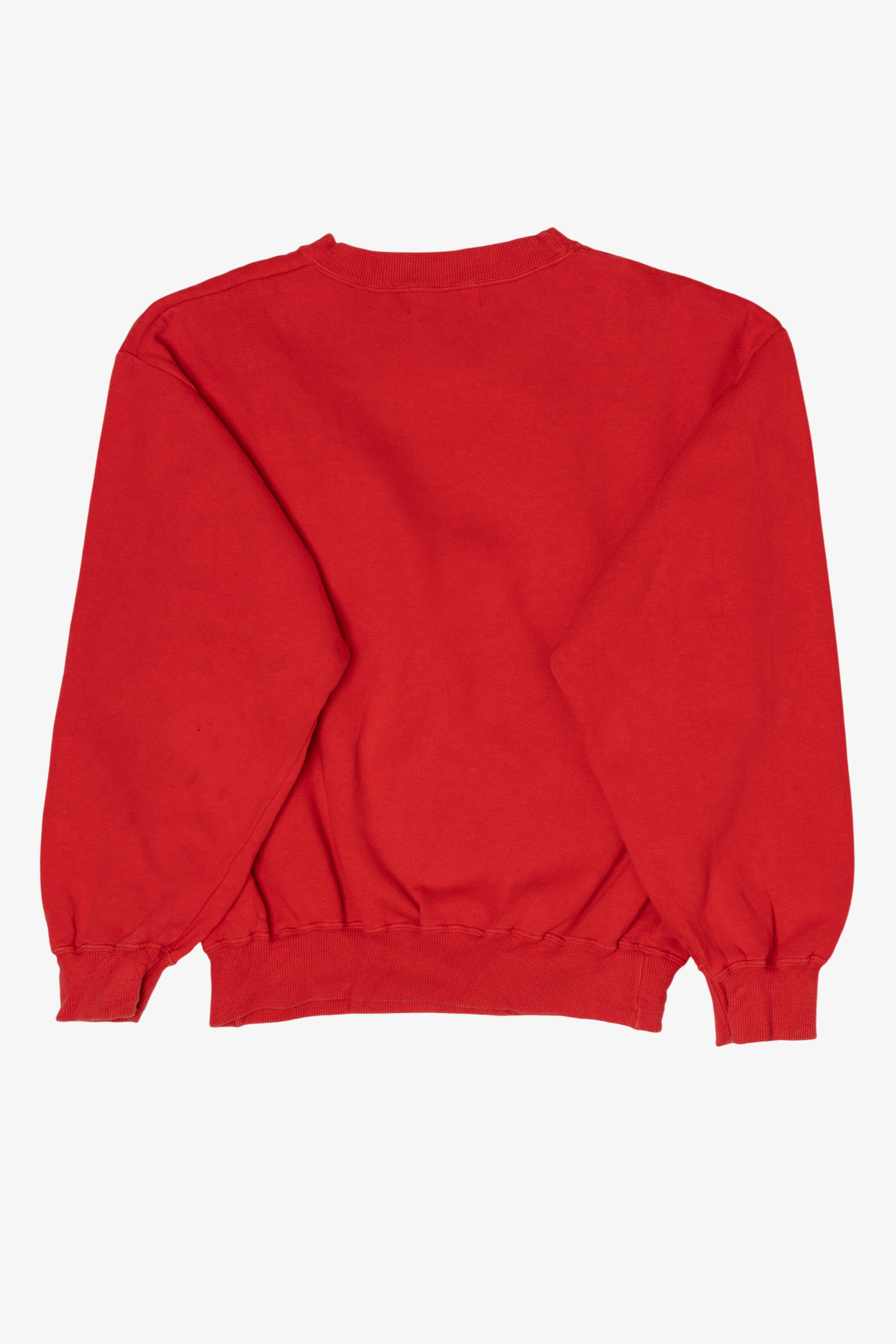 Vintage Red Coca-Cola Italy Match Court Sweatshirt (1980s)