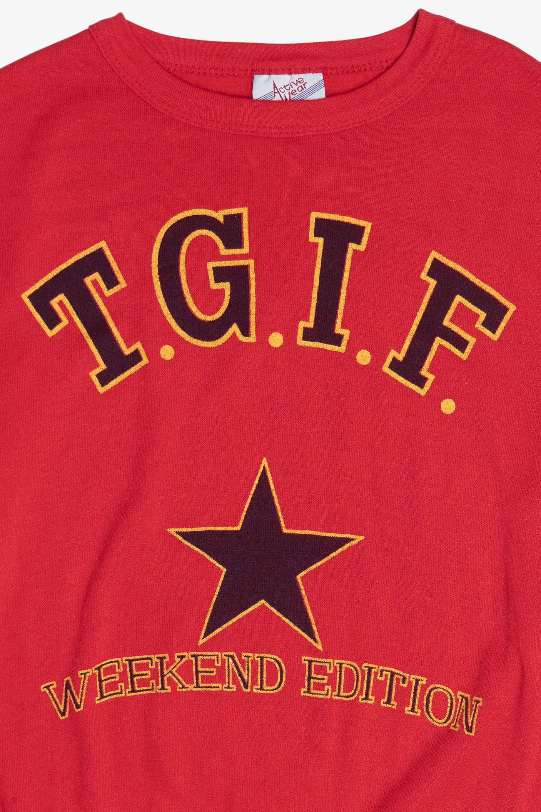 Vintage "T.G.I.F. Weekend Edition" Sweatshirt (1980s)