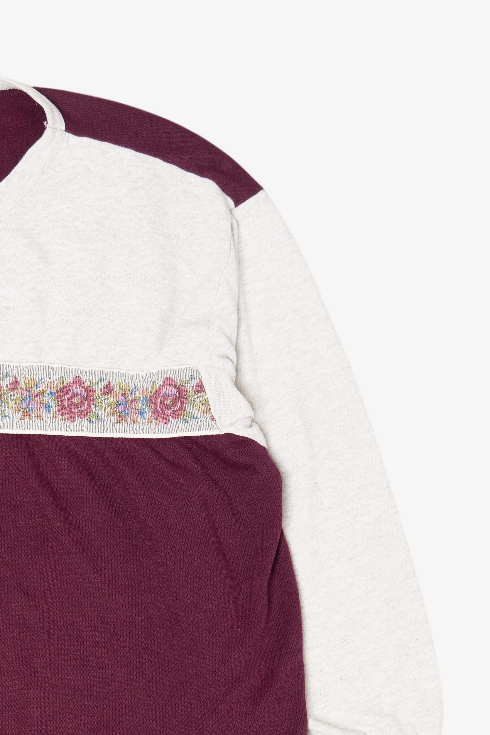 Vintage Burgundy Katy Sweatshirt Dress (1990s)
