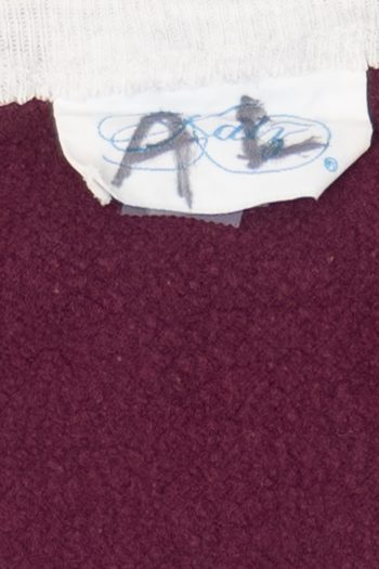 Vintage Burgundy Katy Sweatshirt Dress (1990s)