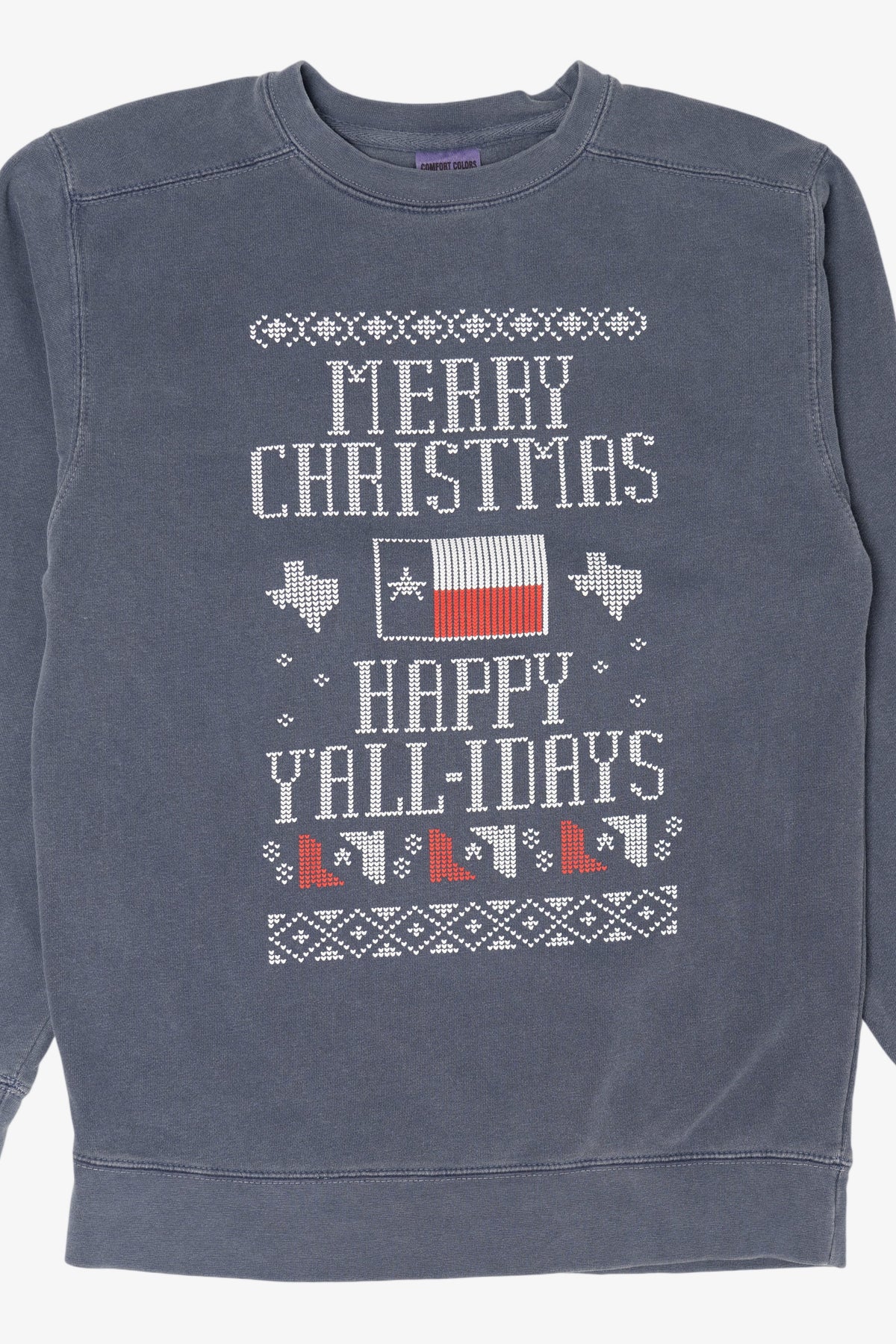 Texas "Happy Yall-Idays" Christmas Holiday Sweatshirt