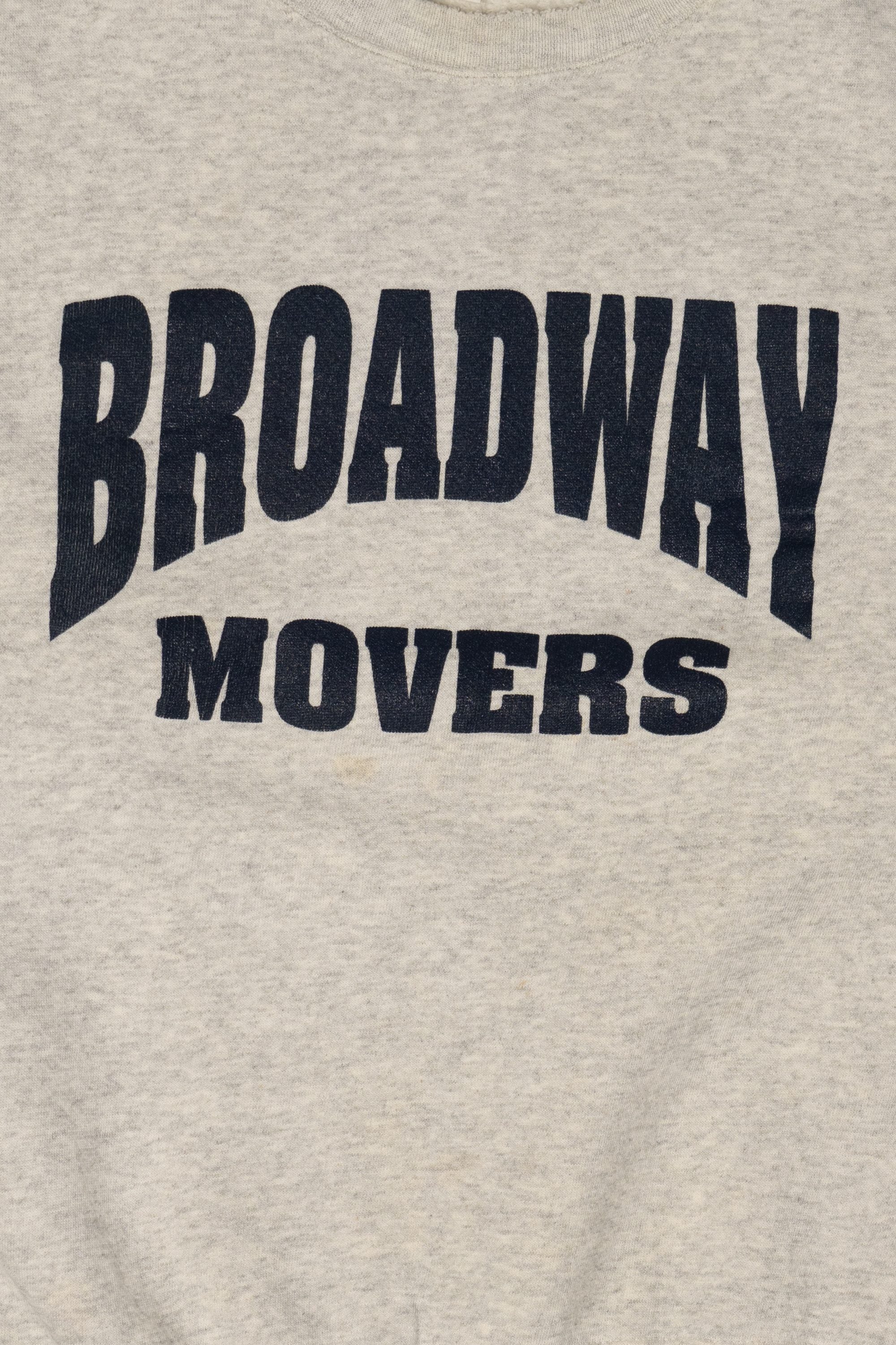 Vintage Light Gray Broadway Movers Sweatshirt (1990s)
