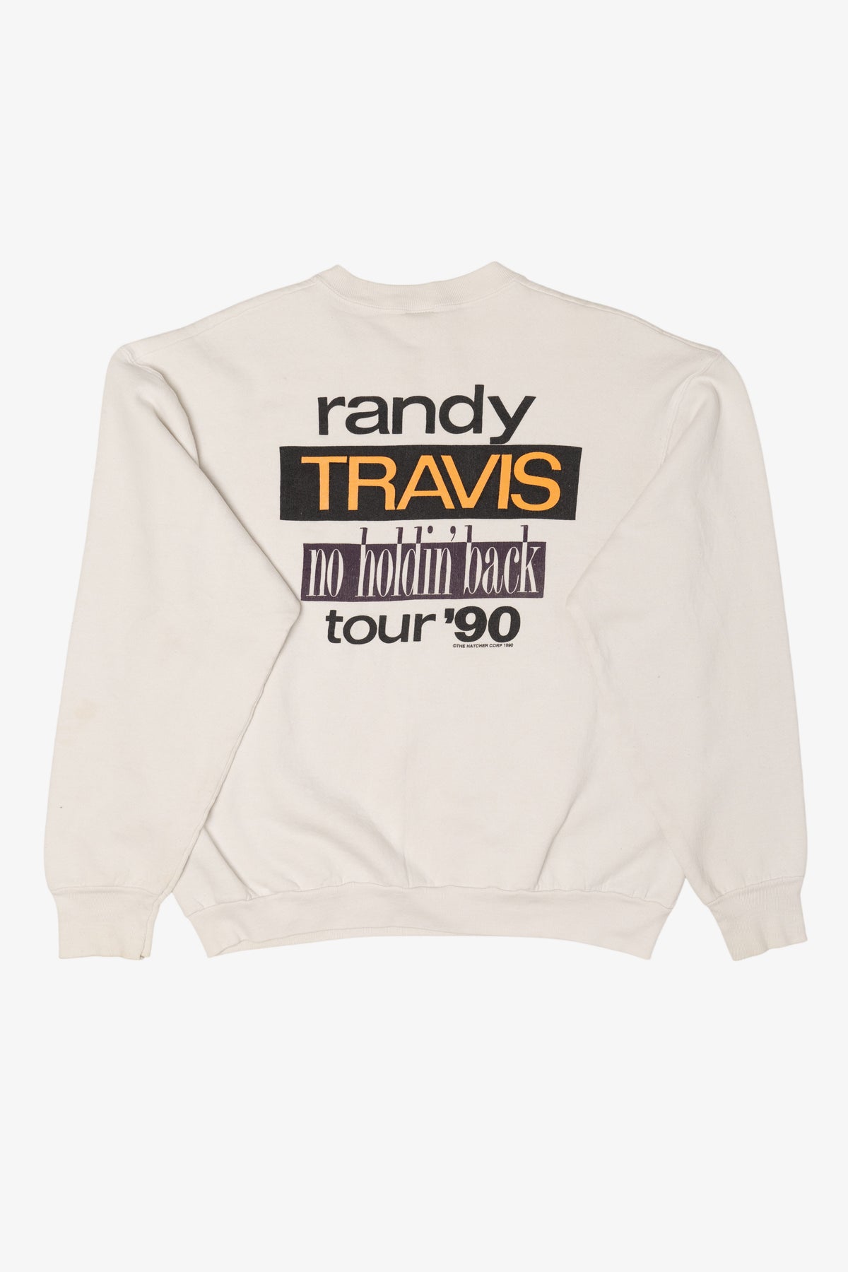 Vintage Randy Travis "No Holdin' Back" Tour Sweatshirt (1990s)