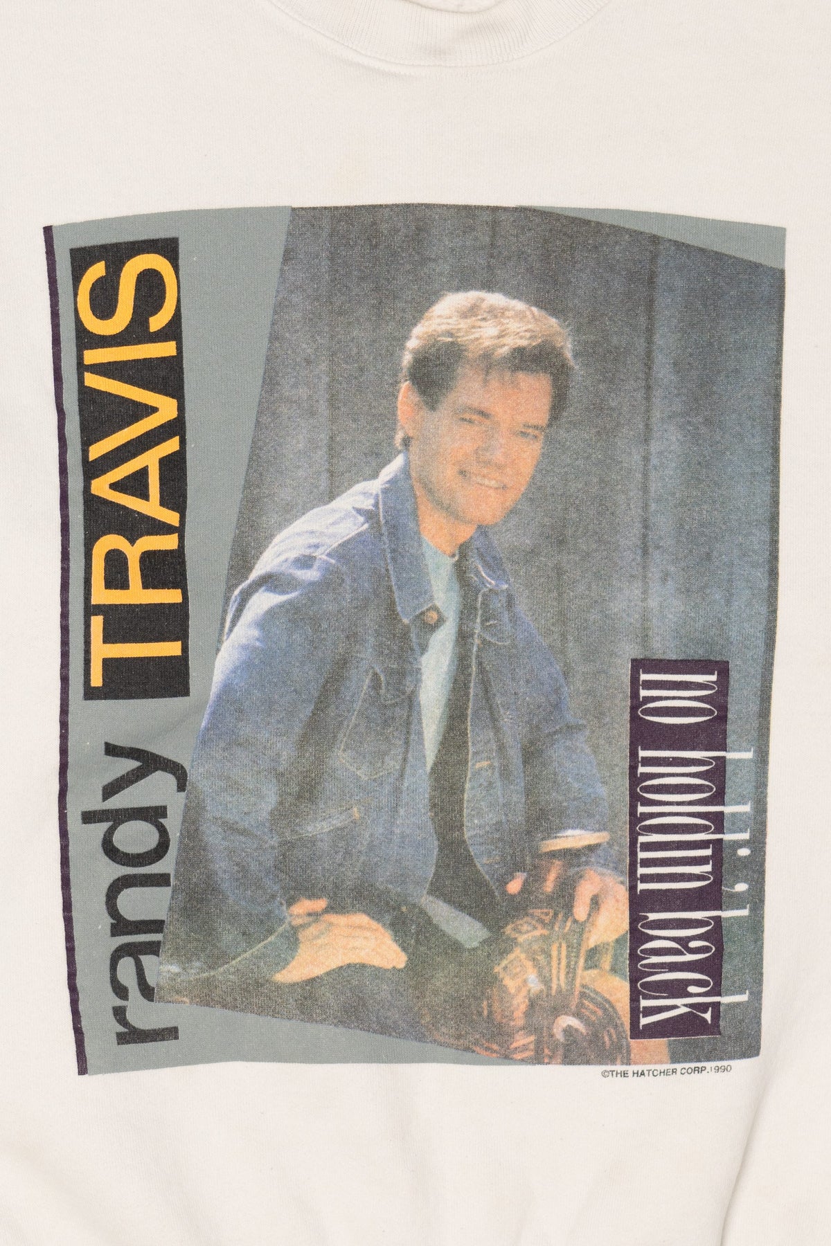 Vintage Randy Travis "No Holdin' Back" Tour Sweatshirt (1990s)