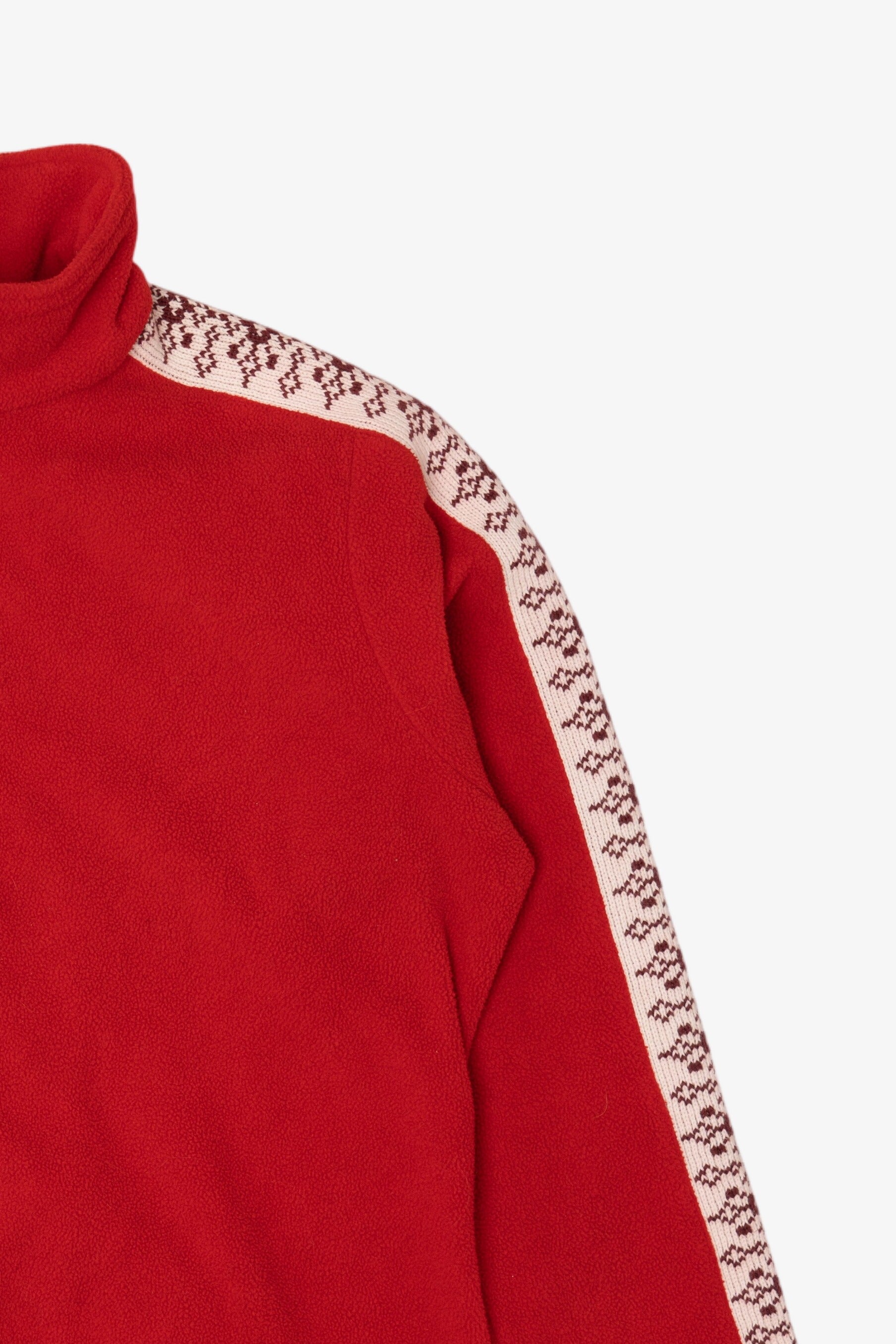Vintage Red Disney Mickey Mouse Snowflakes Sweatshirt (2000s)