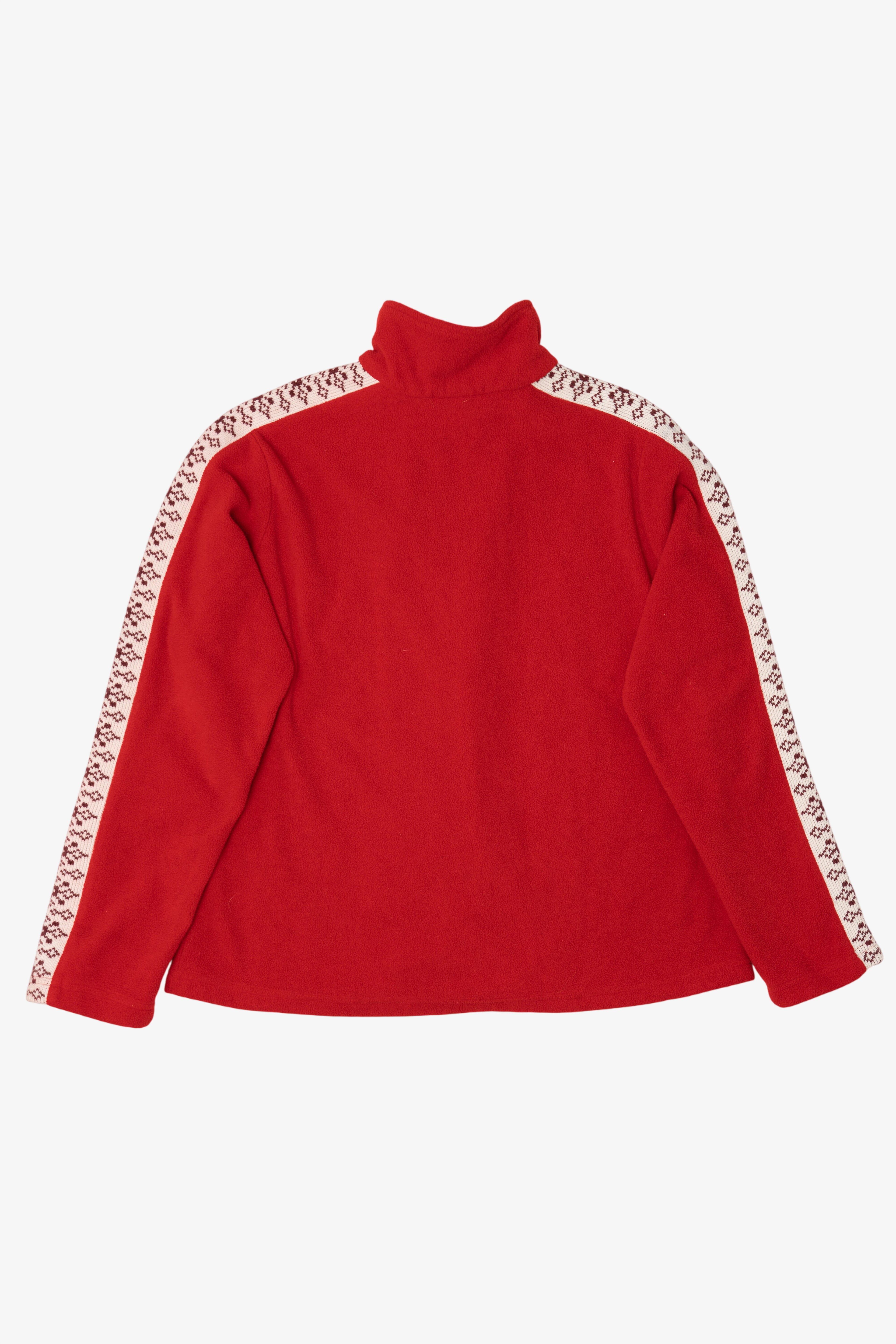 Vintage Red Disney Mickey Mouse Snowflakes Sweatshirt (2000s)