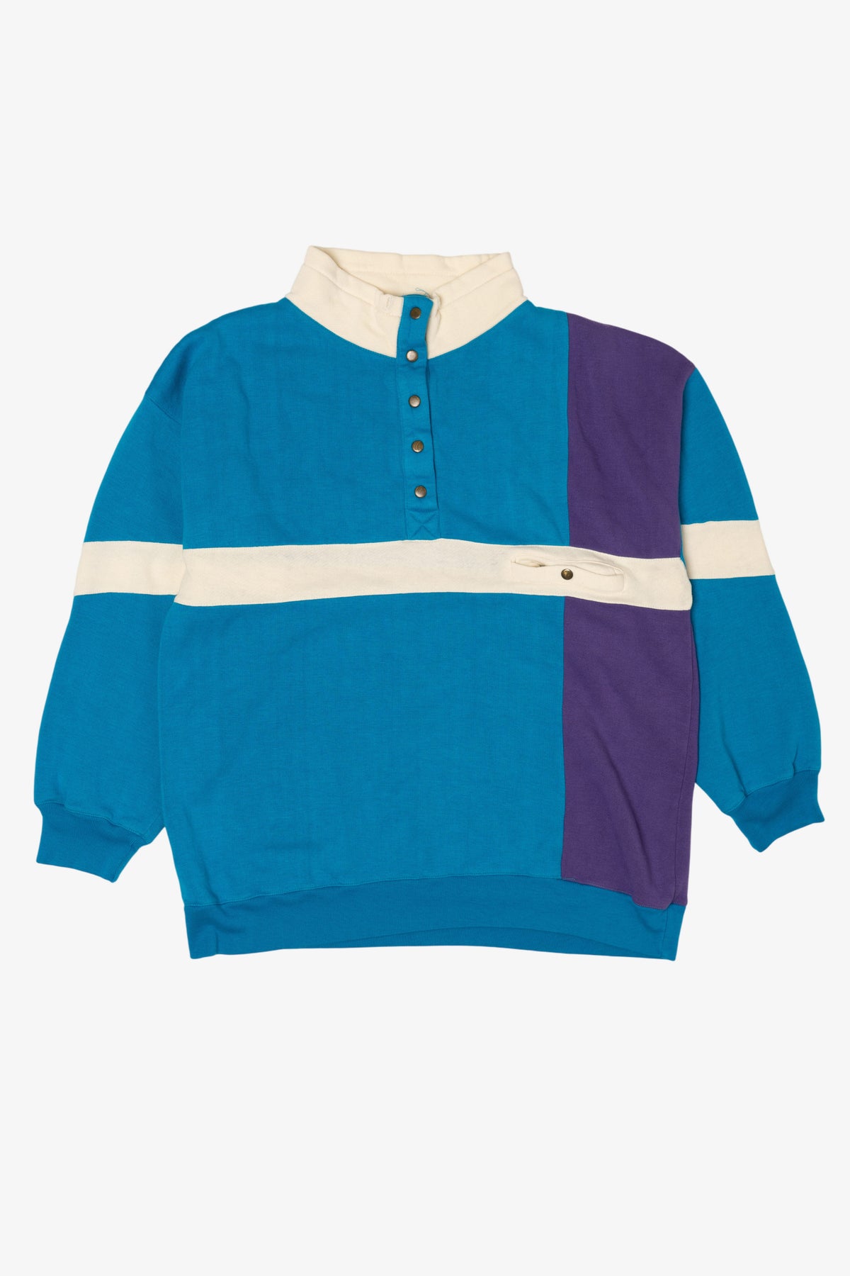 Vintage Color Block Sporting Club Sweatshirt (1980s)