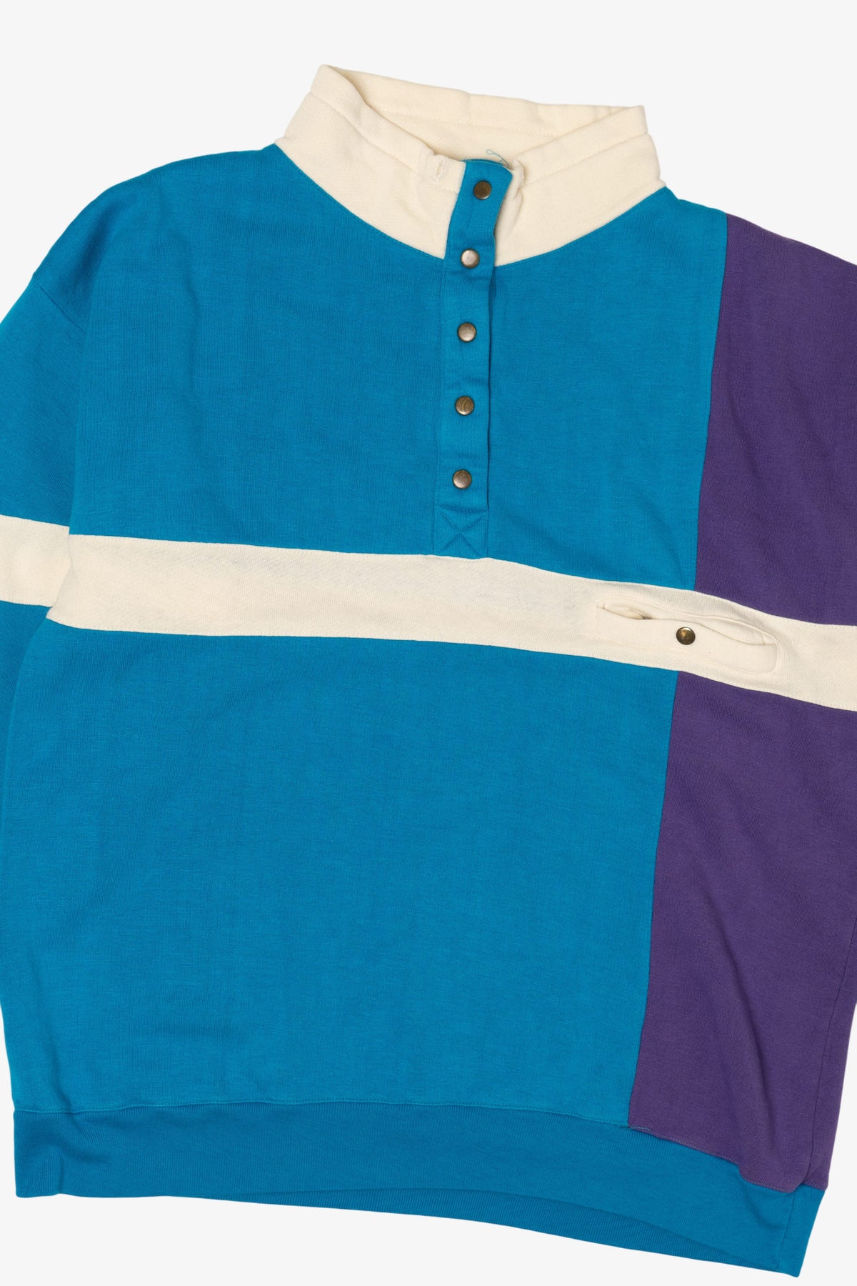 Vintage Color Block Sporting Club Sweatshirt (1980s)