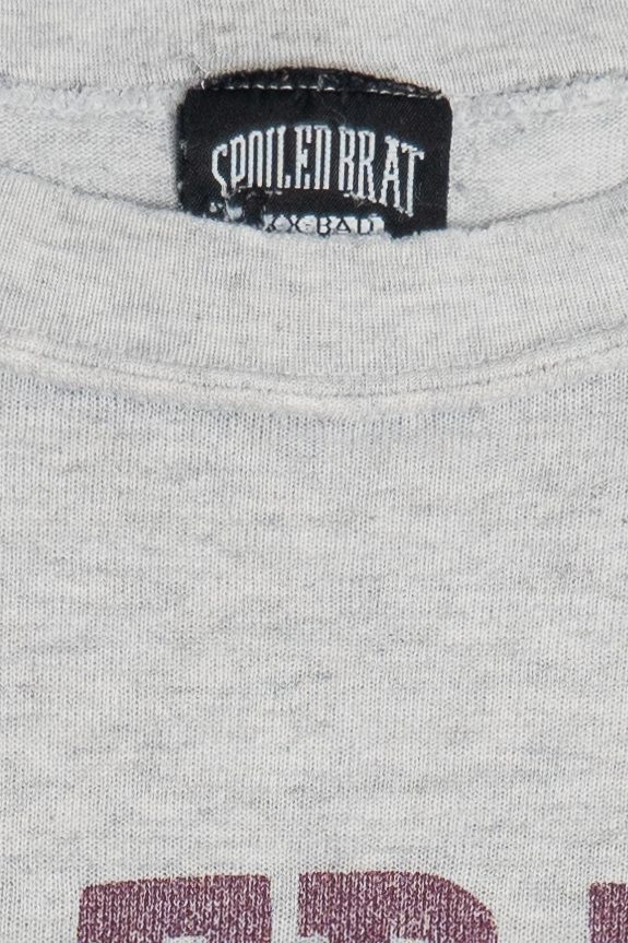 Vintage Distressed "Spoiled Brat" "XX-Bad" Lightweight Sweatshirt (1990s)