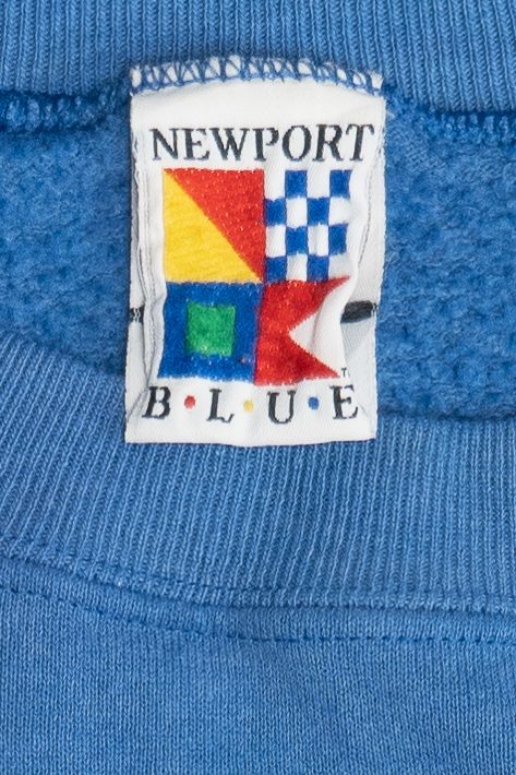 Vintage "Newport Blue Challenge" Newport Blue Sweatshirt (1990s)