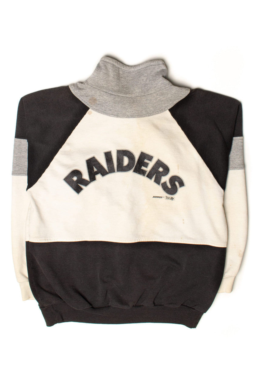 Vintage Raiders Quarter Zip Sweatshirt (1990s)
