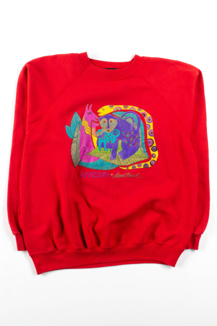 Vintage Laurel Burch Amazonia Sweatshirt