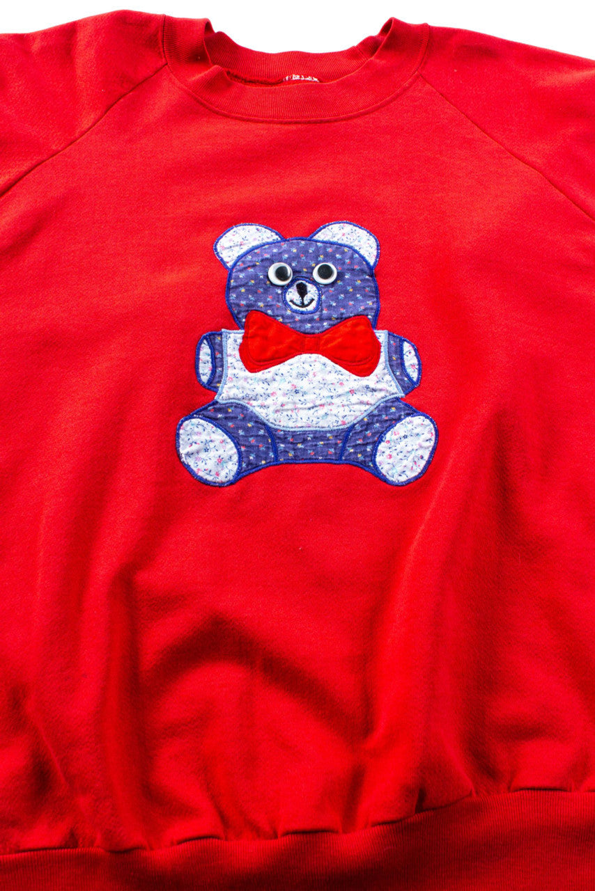 Vintage Googly Eyed Bear Sweatshirt