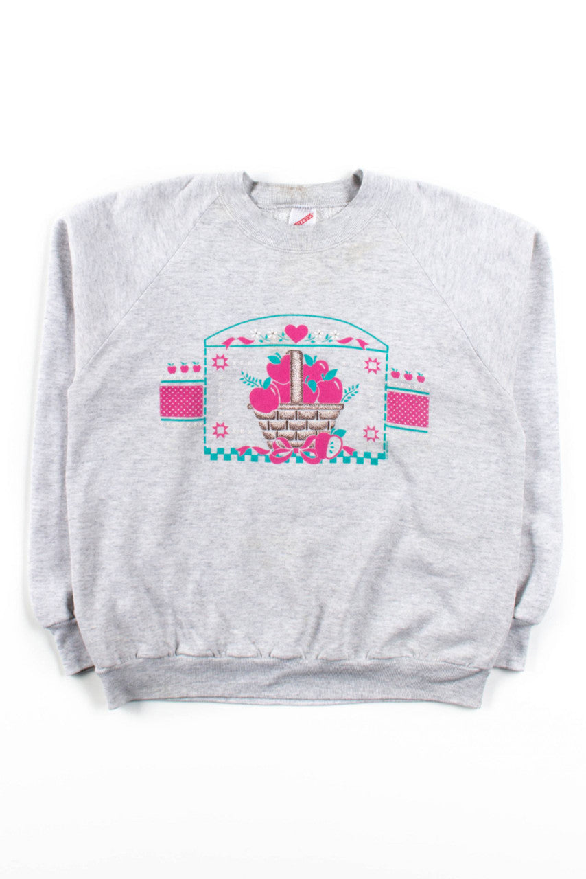 Vintage Apple Basket Sweatshirt