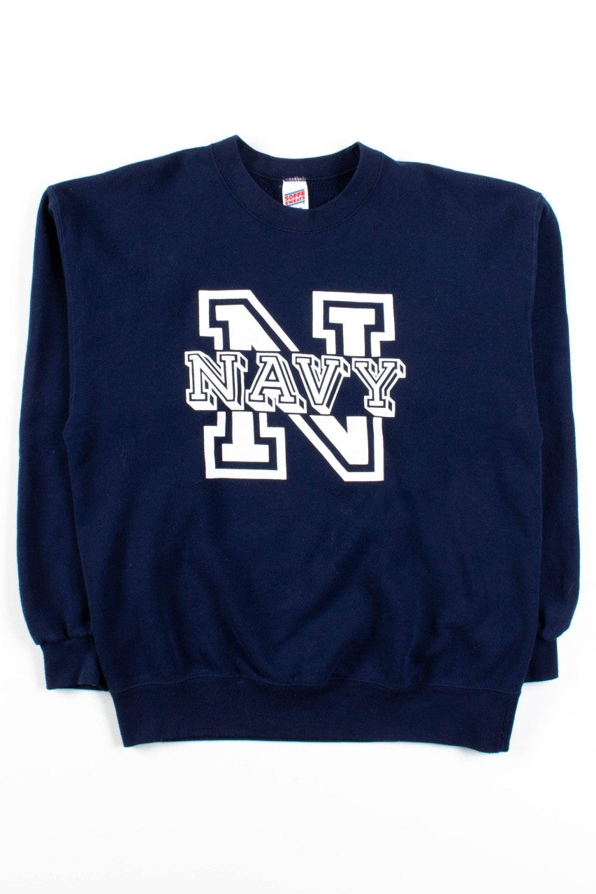 Vintage Navy Sweatshirt (1990s)