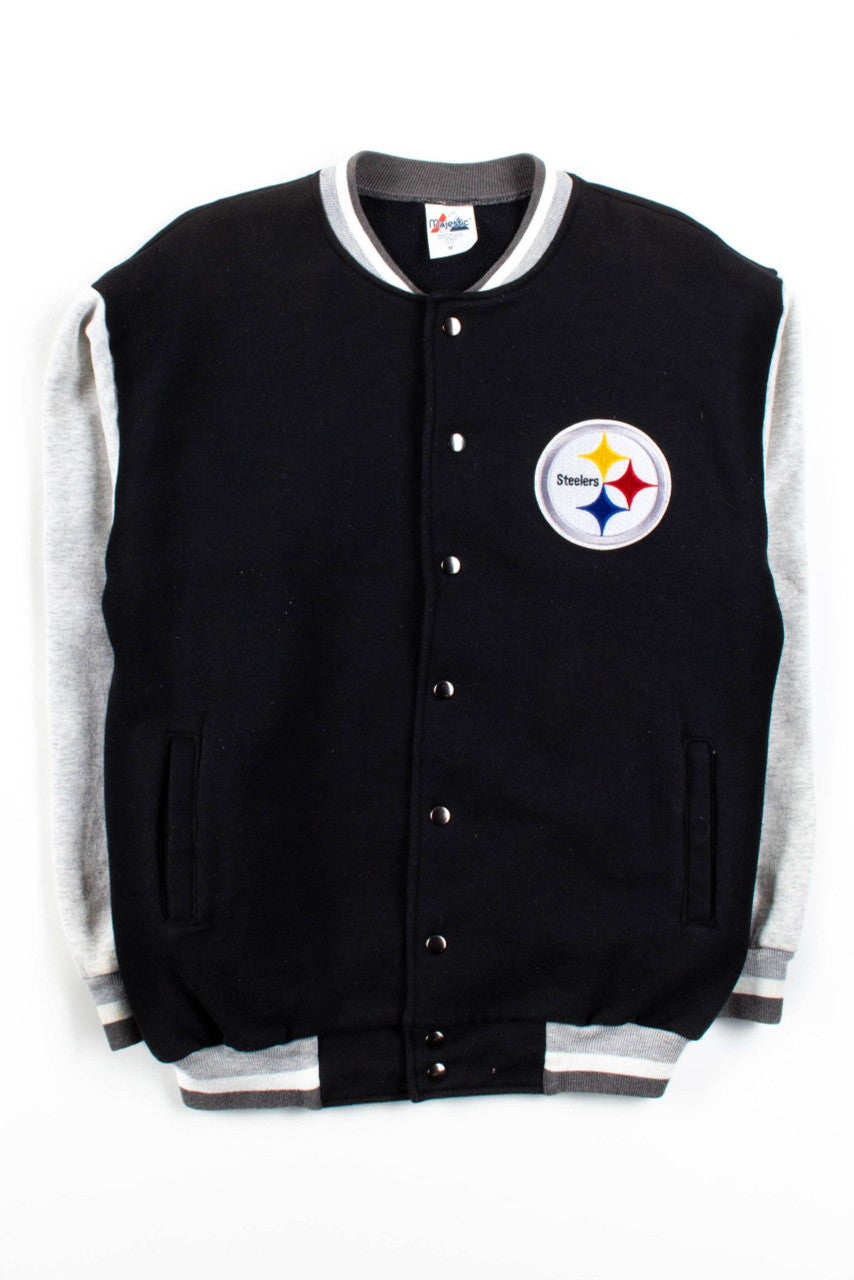 Vintage Pittsburgh Steelers Snap Button Sweatshirt
