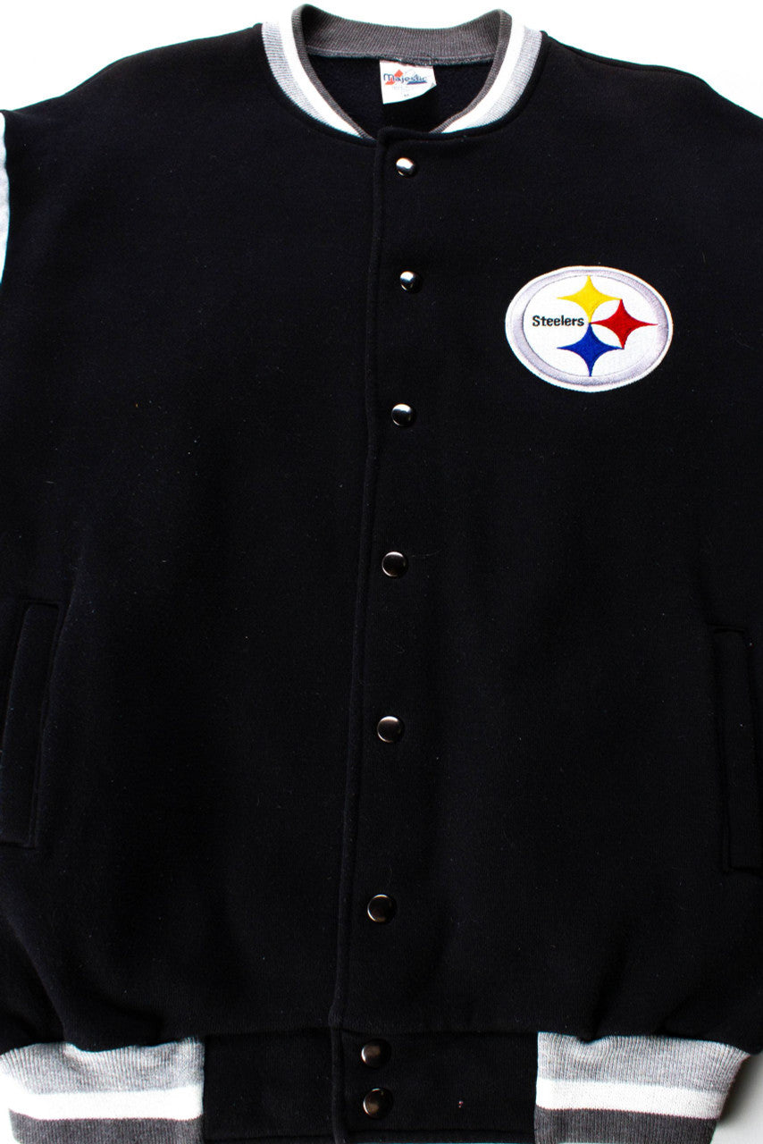 Vintage Pittsburgh Steelers Snap Button Sweatshirt