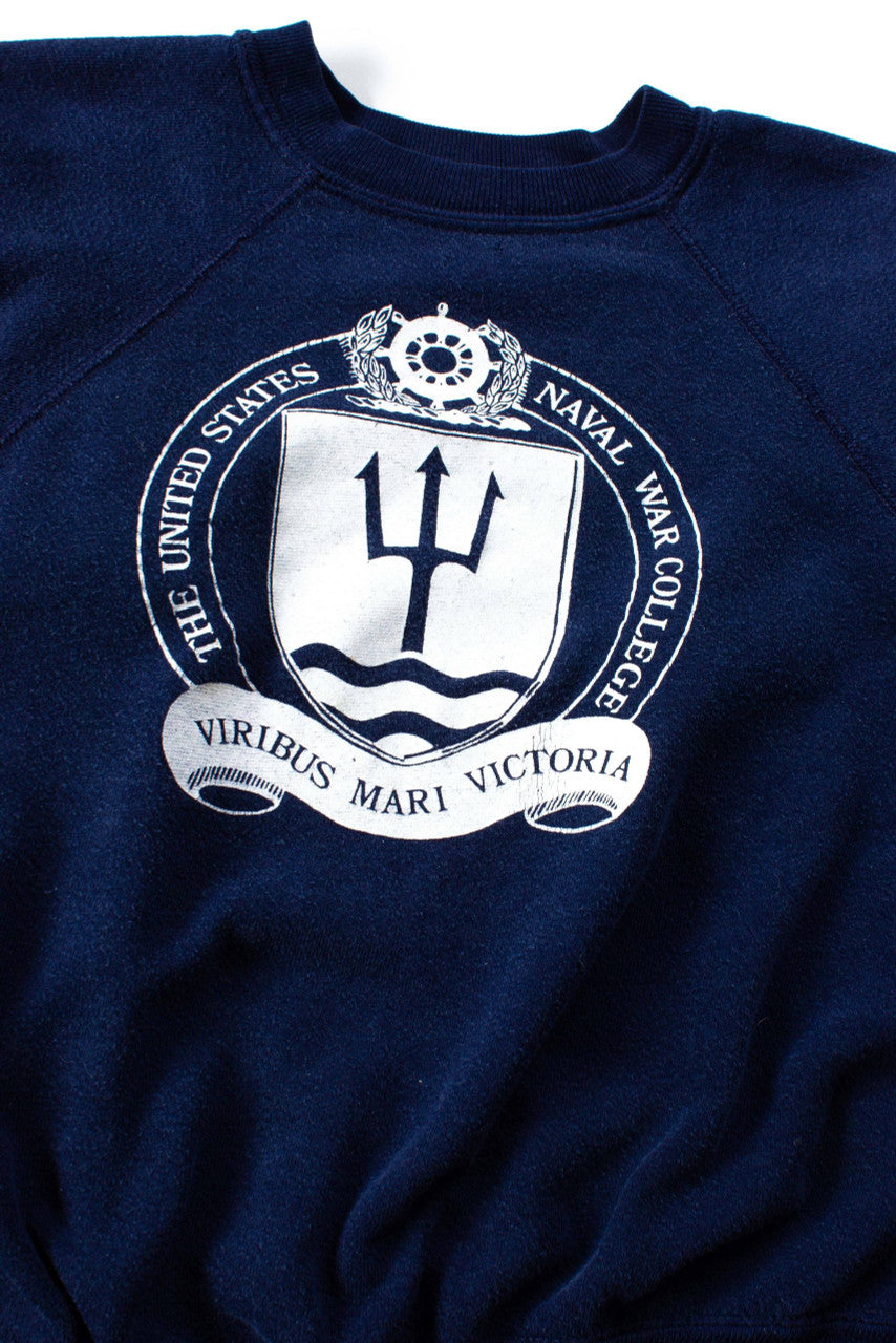 United States Naval War College Vintage Sweatshirt