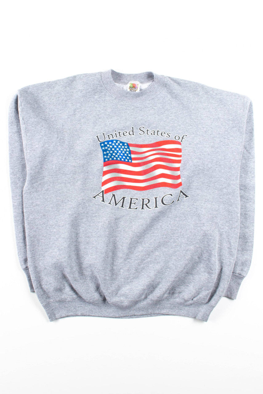 United States Of America Flag Sweatshirt