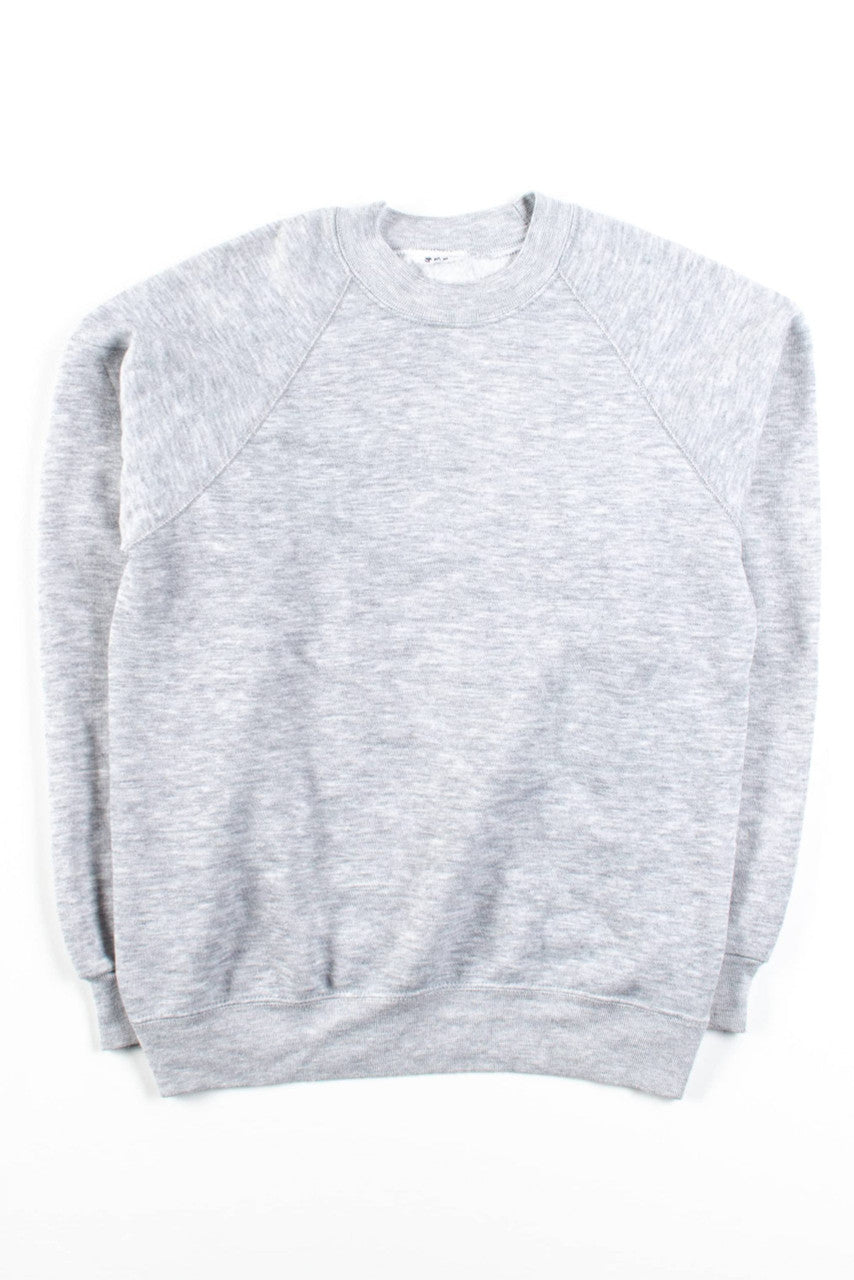 Vintage Heather Grey Raglan Sweatshirt