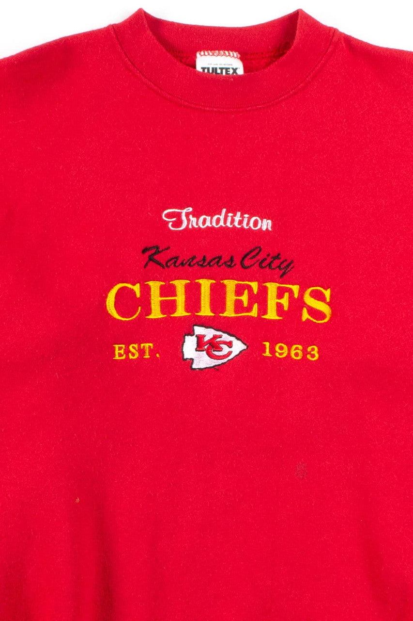 Vintage Kansas City Chiefs Embroidered Sweatshirt