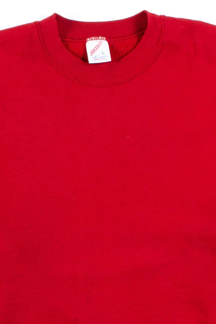 Vintage Red Jerzees Sweatshirt