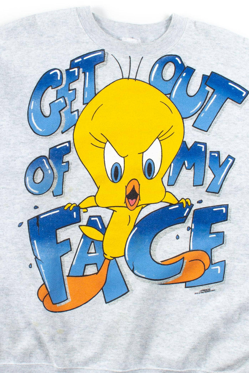 Tweety Bird Get Out Of My Face Sweatshirt