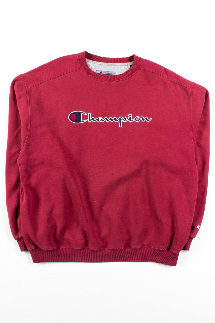 Vintage Red Champion Sweatshirt