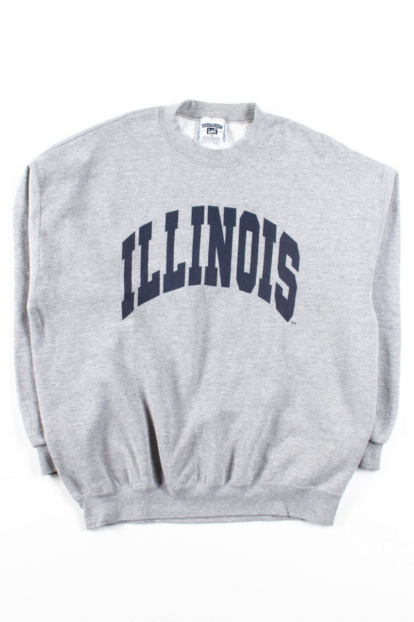 Vintage Illinois Spellout Sweatshirt