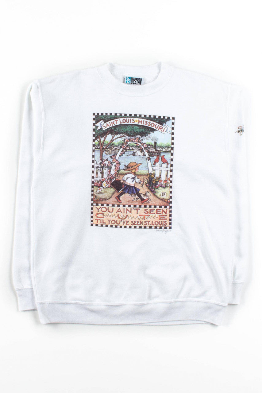Vintage Cute Saint Louis Sweatshirt