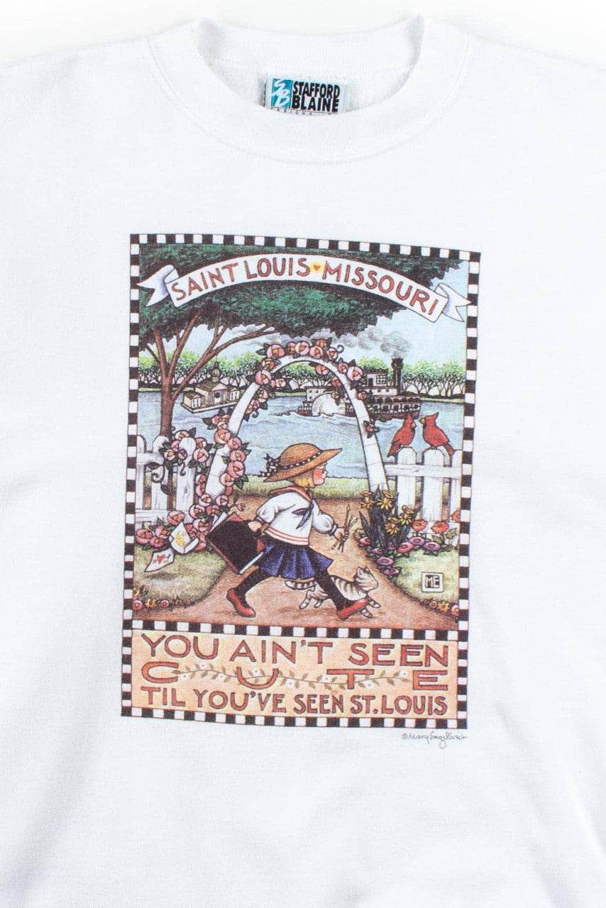 Vintage Cute Saint Louis Sweatshirt