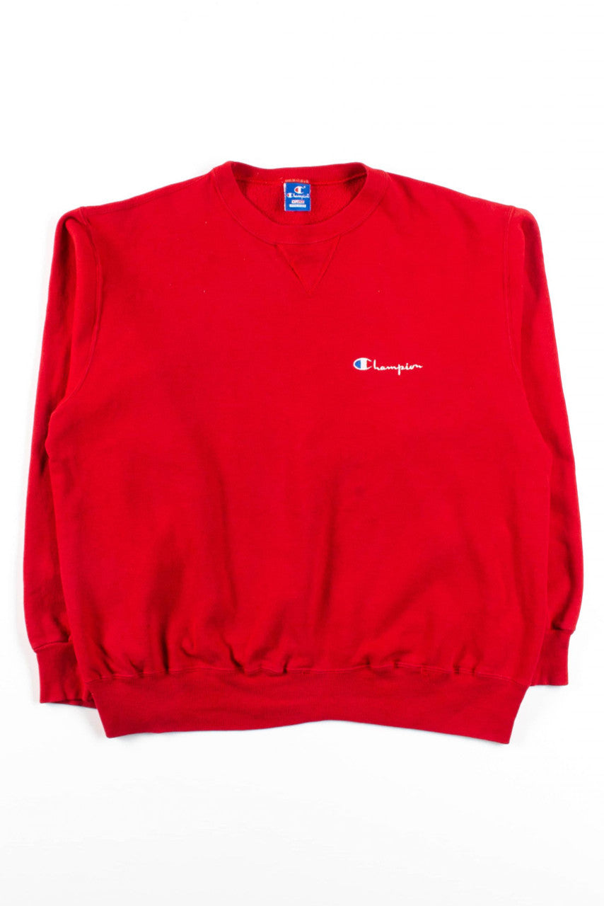 Red Vintage Champion Sweatshirt