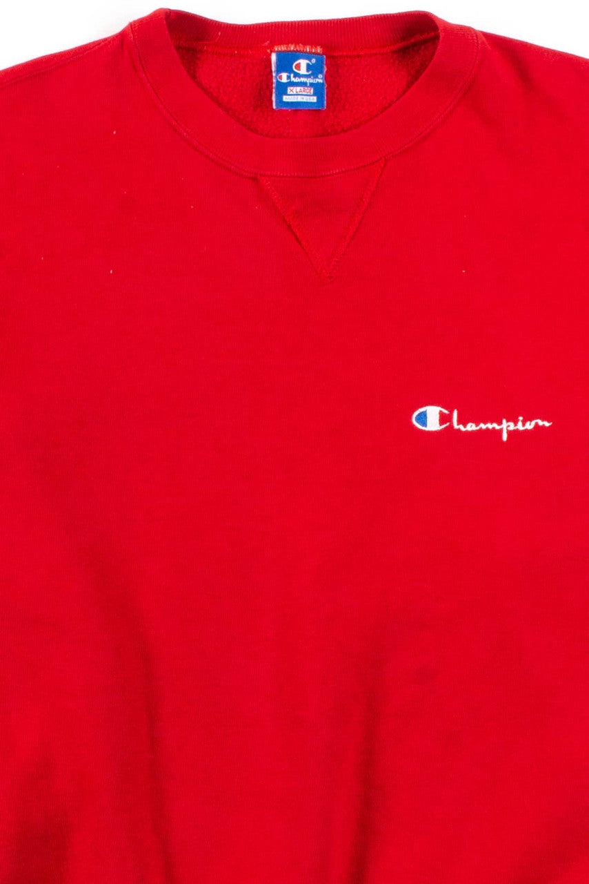 Red Vintage Champion Sweatshirt