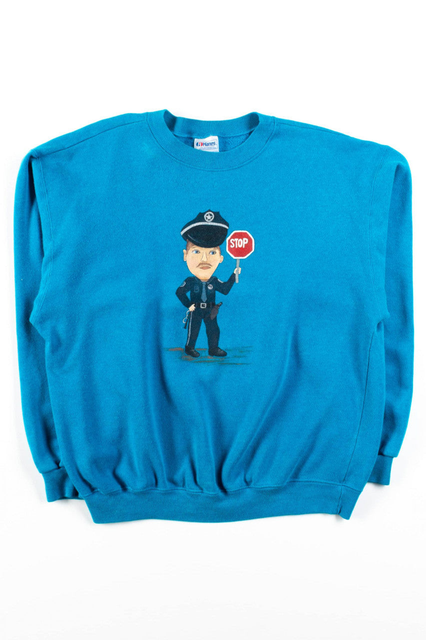 Vintage Stop Cop Sweatshirt (1980s)