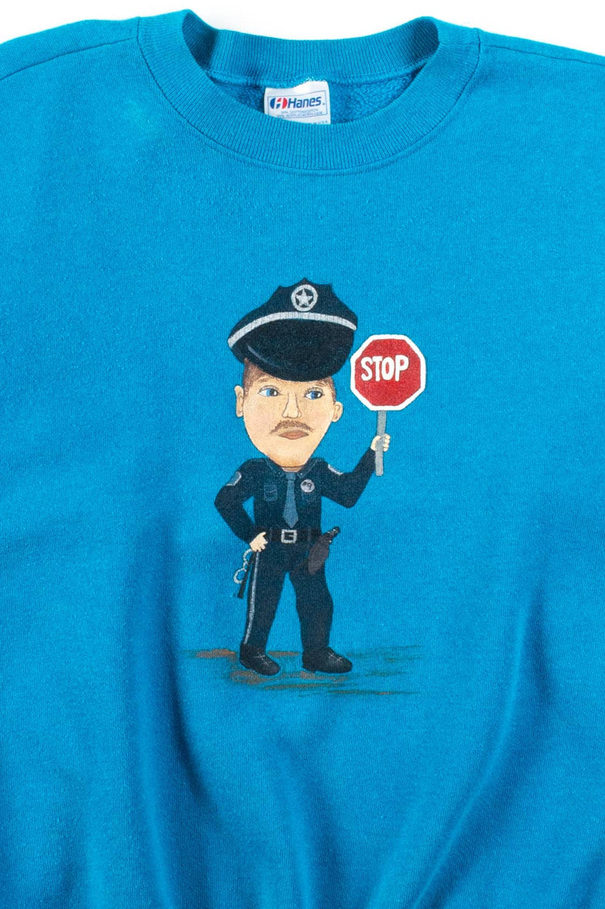 Vintage Stop Cop Sweatshirt (1980s)