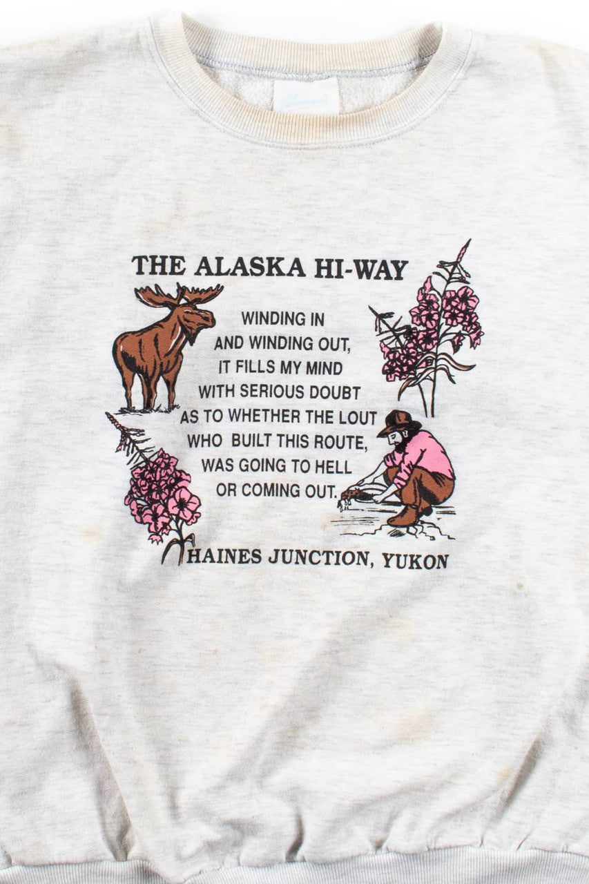 Vintage Alaska Hi-Way Sweatshirt