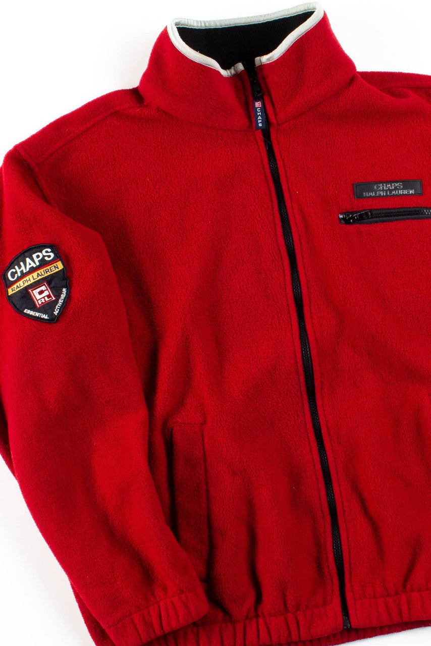 Vintage Chaps Fleece Zip Sweatshirt