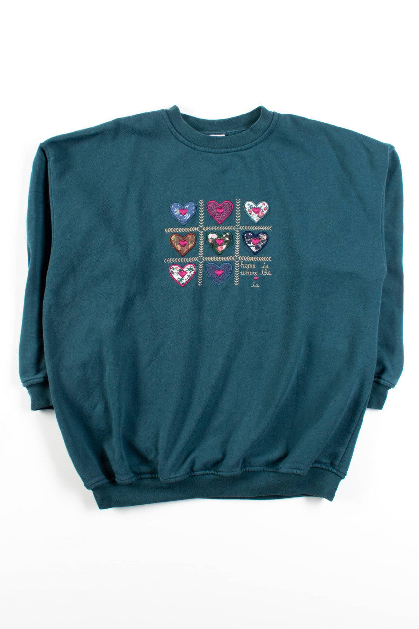 Home Is Where the Heart Is Vintage Sweatshirt