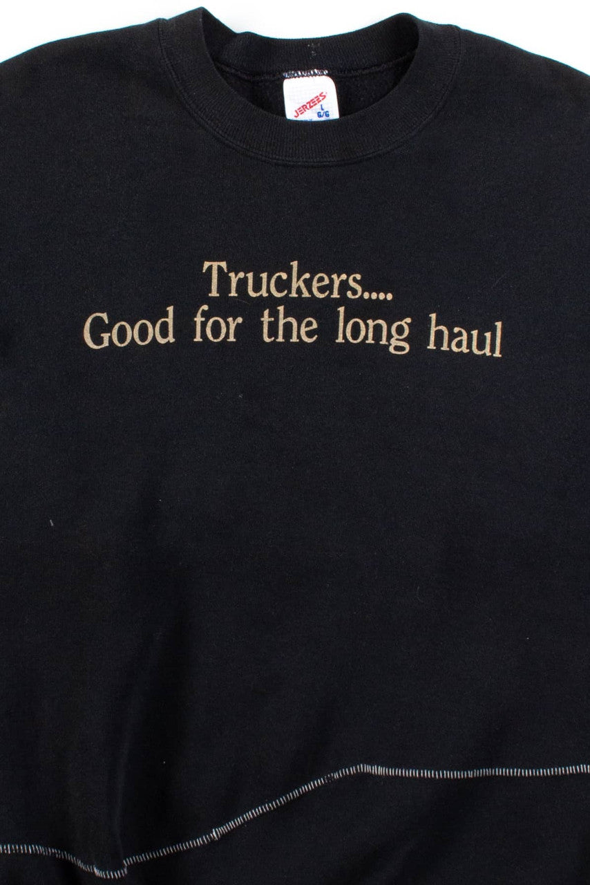Vintage Long Haul Truckers Sweatshirt
