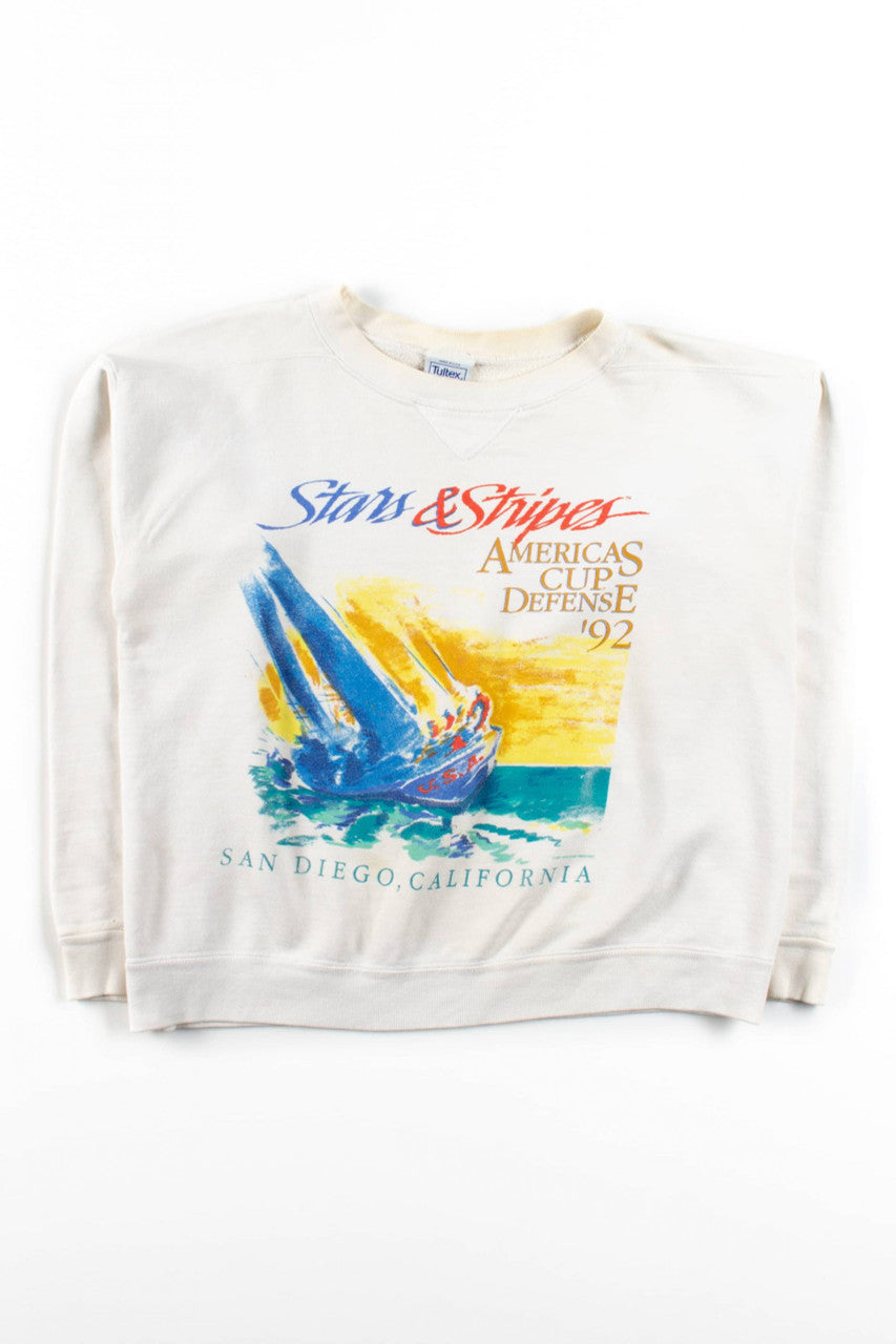 Stars & Stripes Americas Cup Defense Sweatshirt (1992)
