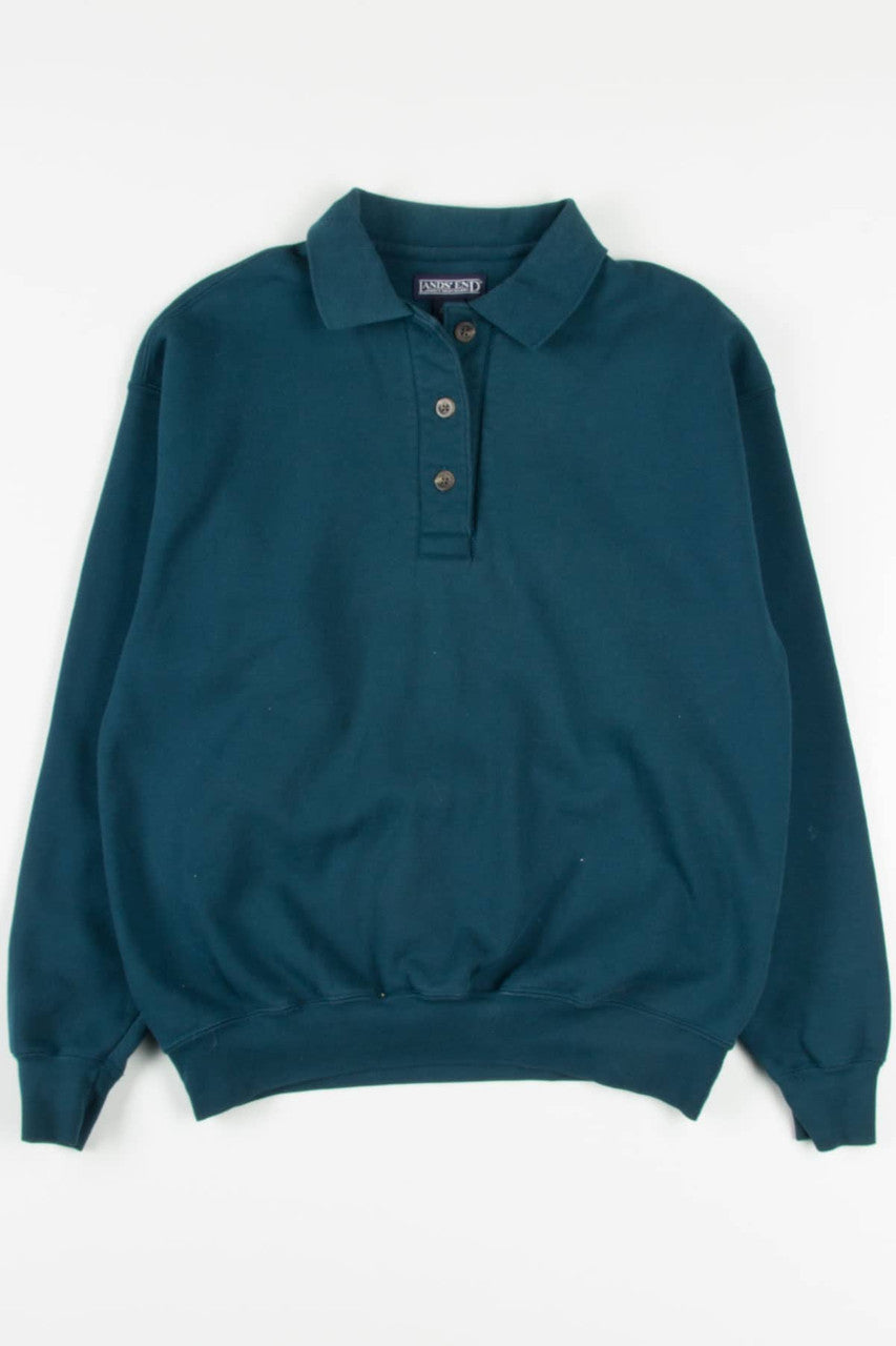 Lands' End Collar Sweatshirt