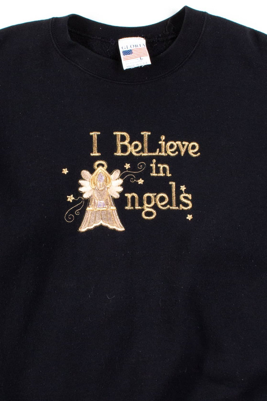 I BeLieve In Angels Vintage Sweatshirt