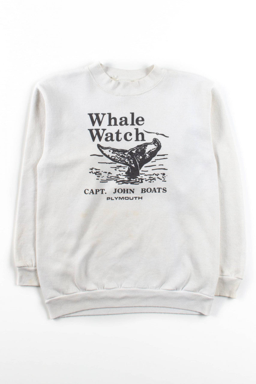 Capt. John Boats Whale Watch Vintage Sweatshirt