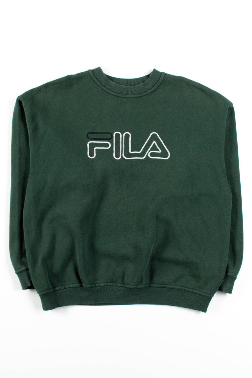 Vintage Green Fila Sweatshirt