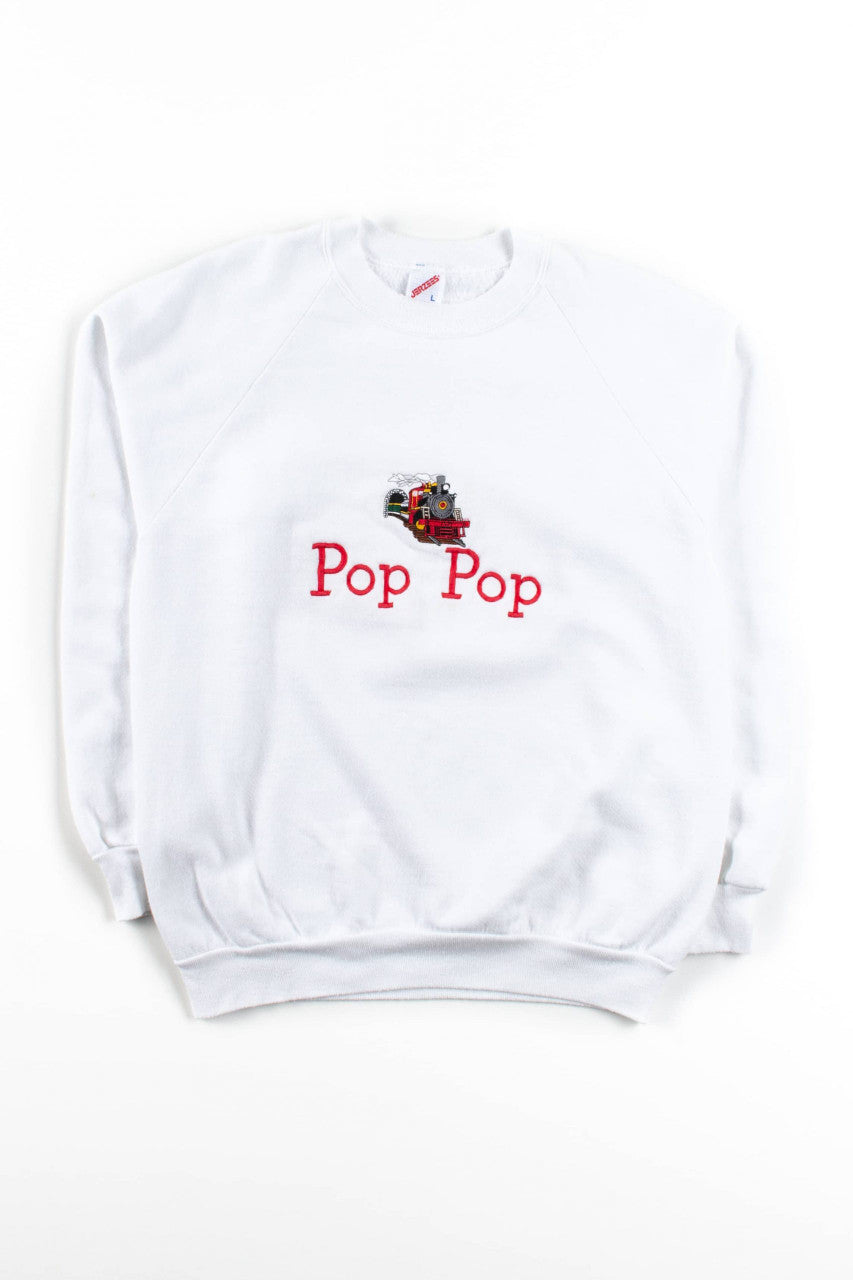 Vintage Pop Pop Train Sweatshirt