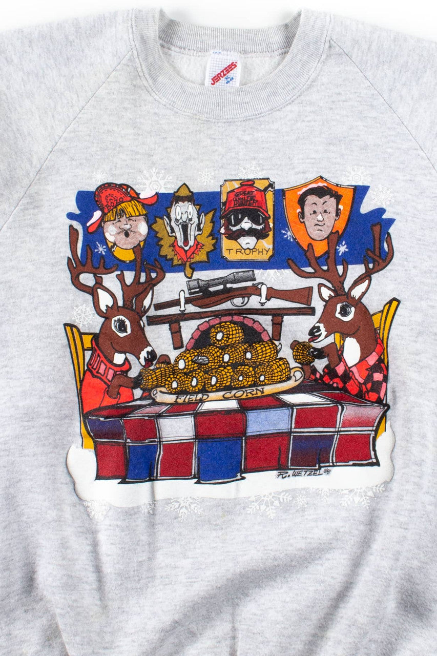 Vintage Deer Hunters Sweatshirt (1991)