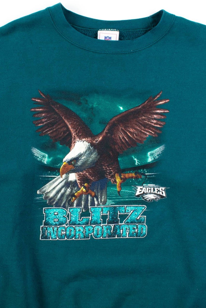Philadelphia Eagles Blitz Inc. Vintage Sweatshirt