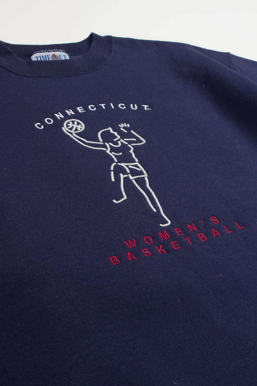 Connecticut Women's Basketball Embroidered Sweatshirt