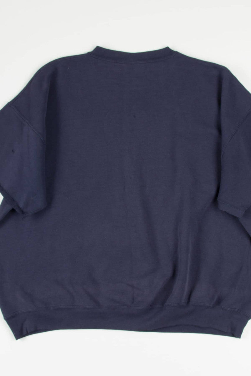 Navy Cut Sleeves Tultex Sweatshirt