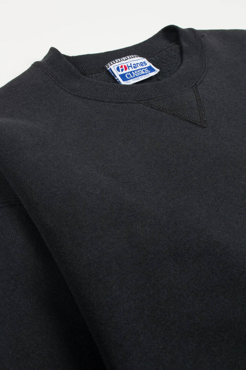 Blank Black Hanes Sweatshirt